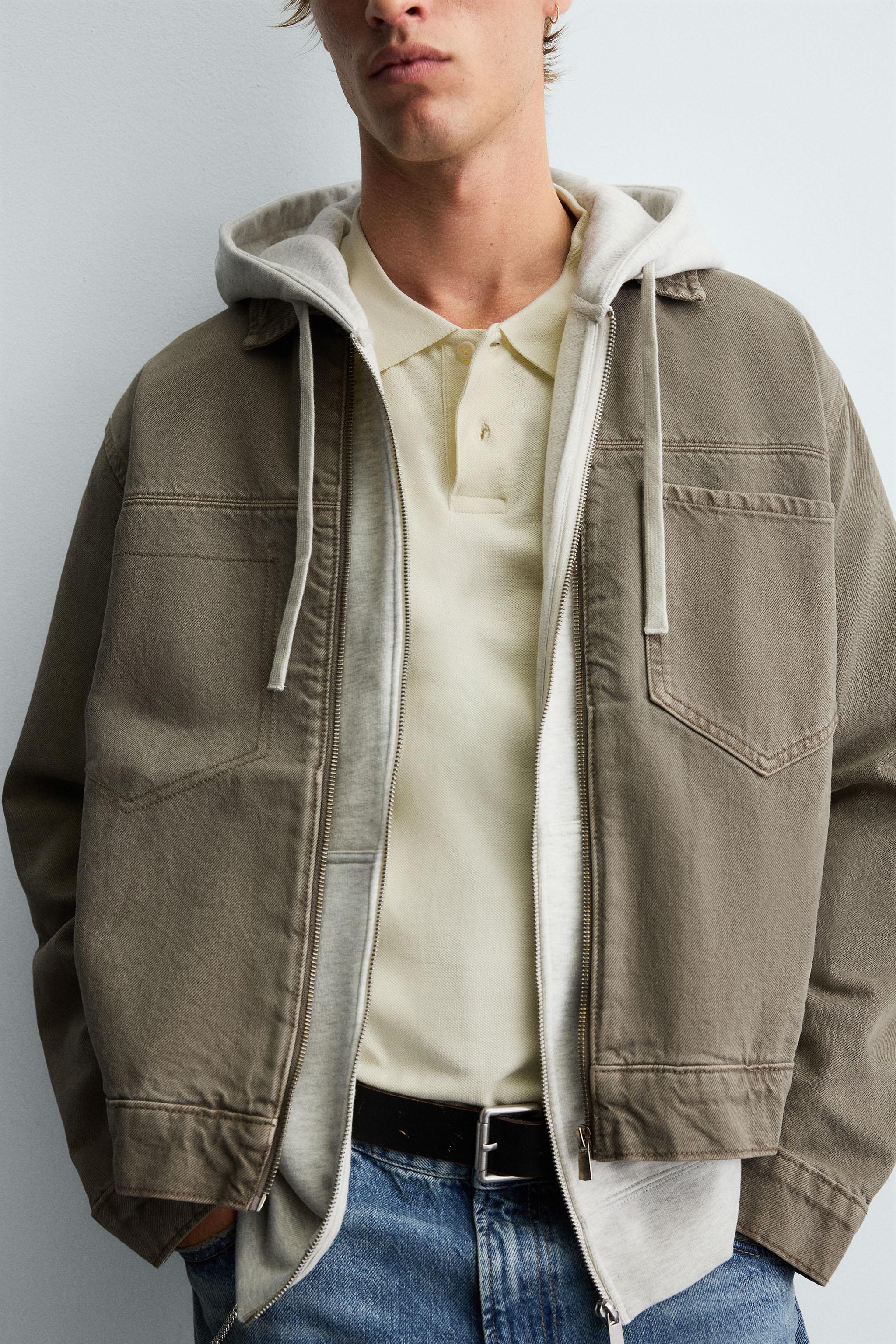 SURCHEMISE EN DENIM ZIPPÉE